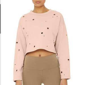 Alo Yoga cropped sweatshirt size XS